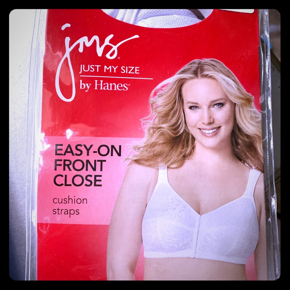 Just my size , wire free bra. 44c. White. NEW